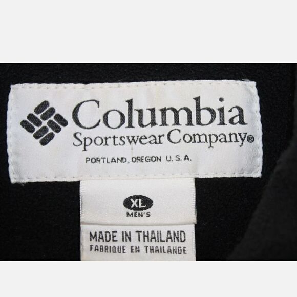 Columbia Black Mens XL Fleece Lined Coat. - Picture 6 of 7